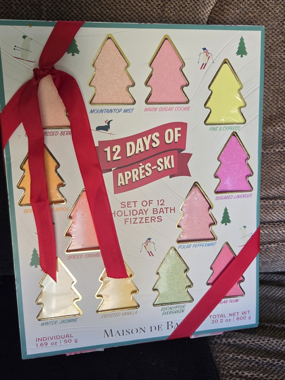 12 Days of Après-Ski Holiday Bath Fizzers - Multi